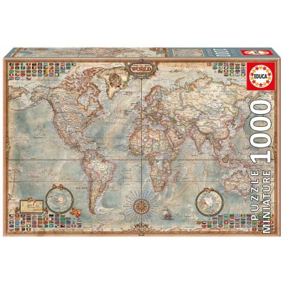 Puzzle Educa-16764 Mini Pieces - Ancient World Map