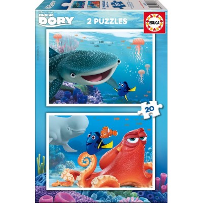 Educa-16878 2 Jigsaw Puzzles - Finding Dory