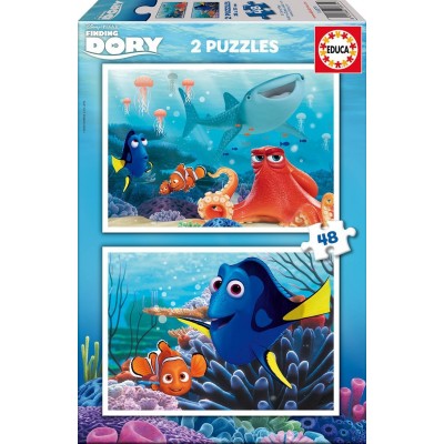 Educa-16879 2 Jigsaw Puzzles - Finding Dory