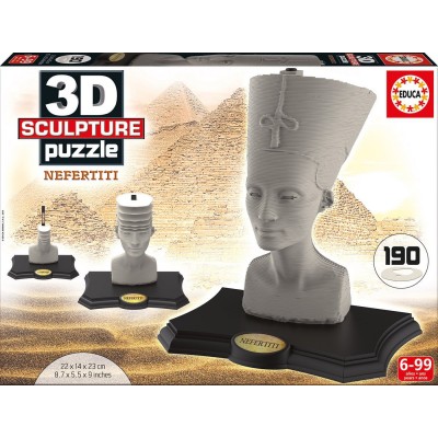 Educa-16966 3D Jigsaw Puzzle - Nefertiti