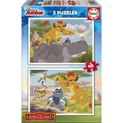 Educa-17168 2 Jigsaw Puzzles - The Lion Guard