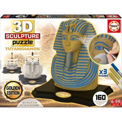 Educa-17335 3D Sculpture Jigsaw Puzzle - Tutankhamun