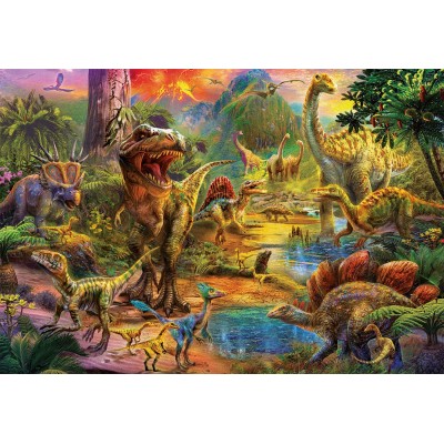 Puzzle Educa-17655 Dinosaurs