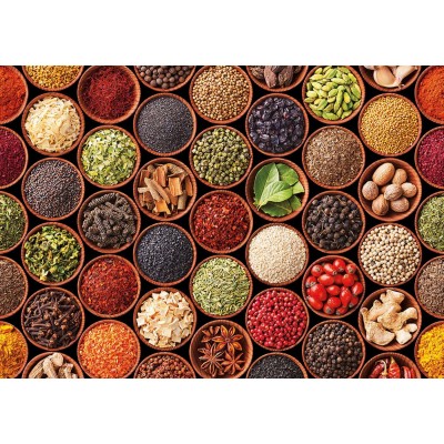 Puzzle Educa-17666 Herbs and Spices