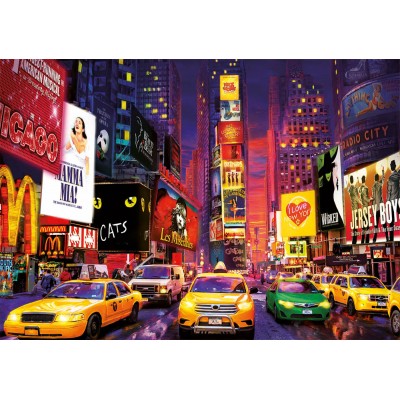 Educa-18499 Neon Puzzle - Times Square, New-York