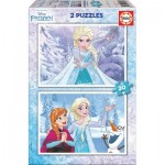   2 Jigsaw Puzzles - Frozen