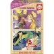2 Wooden Jigsaw Puzzles - Disney Princess