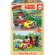 2 Wooden Jigsaw Puzzles - Mickey and The Roadster Racers