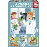   4 Jigsaw Puzzles - I want to Be