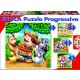 Jigsaw Puzzles - 43 pieces each - 4 in 1 - Farm Animals
