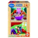 Jigsaw Puzzles - 9 pieces each - 2 in 1 - Wooden - Mickey Club