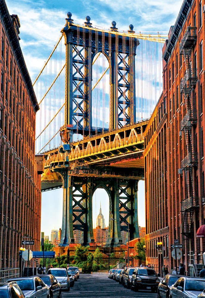 Puzzle Manhattan Bridge New York Educa 1000 Pieces Jigsaw Puzzles Bridges Jigsaw Puzzle