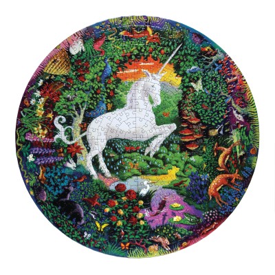 Puzzle eeBoo-50725 UNICORN GARDEN