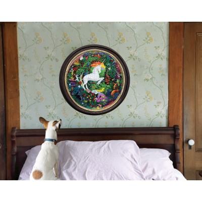 Puzzle eeBoo-50725 UNICORN GARDEN