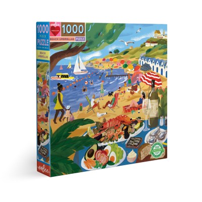 Puzzle eeBoo-51106 BEACH UMBRELLAS