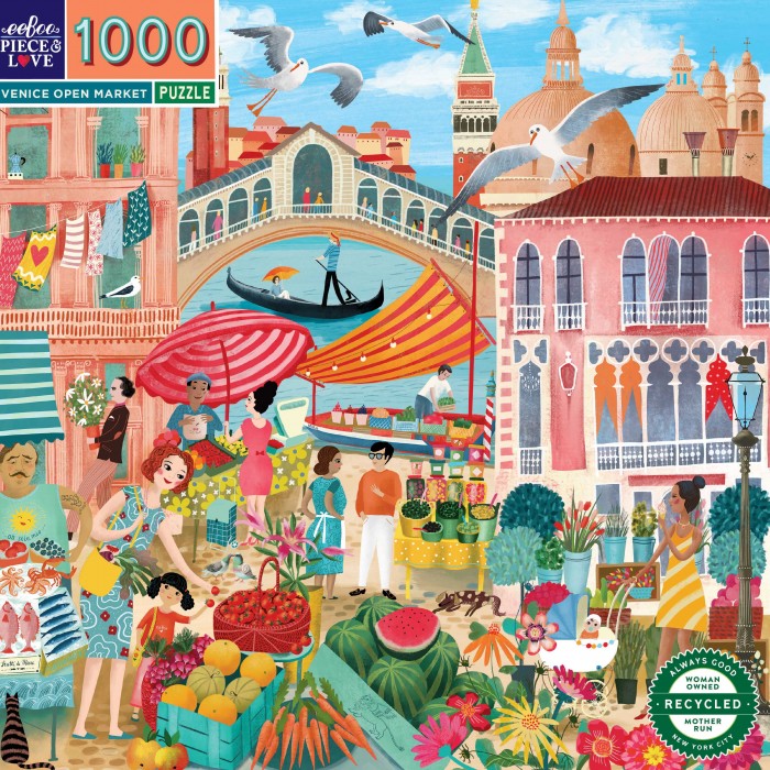 Puzzle eeBoo-51108 Venice Open Market