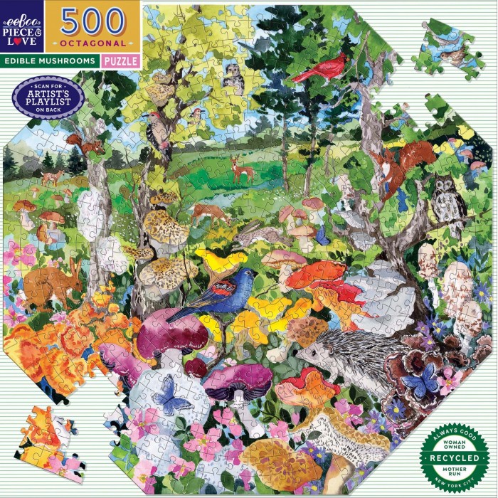 Puzzle eeBoo-51630 Edible Mushrooms