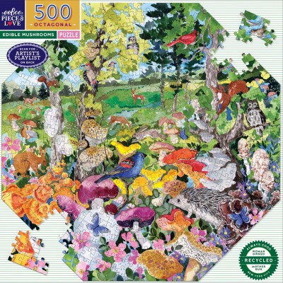 Puzzle eeBoo-51630 Edible Mushrooms