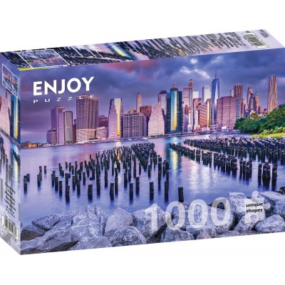 Puzzle Enjoy-Puzzle-1065 Cloudy Sky Over Manhattan, New York