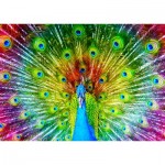 Puzzle  Enjoy-Puzzle-1251 Colorful Peacock