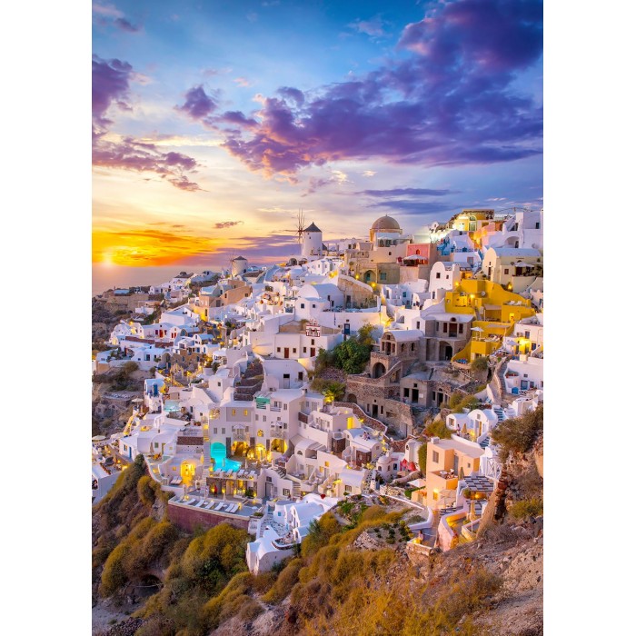 Puzzle Enjoy-Puzzle-1260 Sunset over Santorini