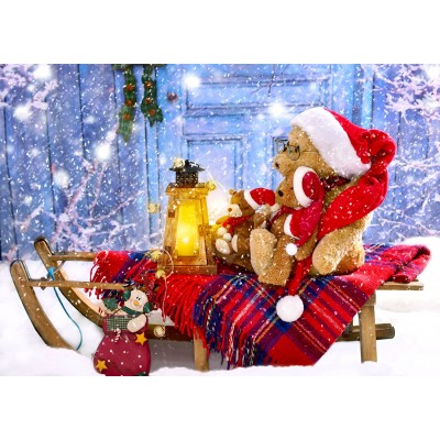 Puzzle Enjoy-Puzzle-1269 Teddy Bears with Santa Hats