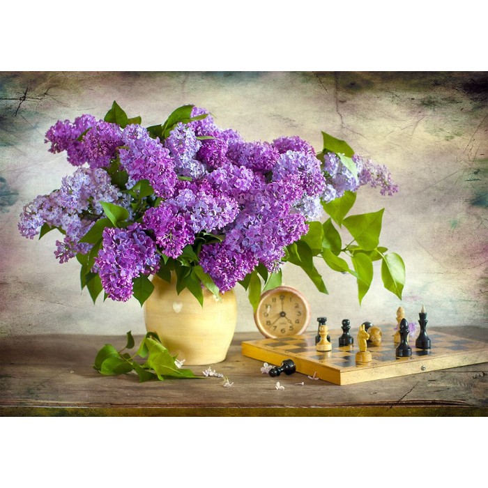 Puzzle  Enjoy-Puzzle-1338 Lilac and Chess