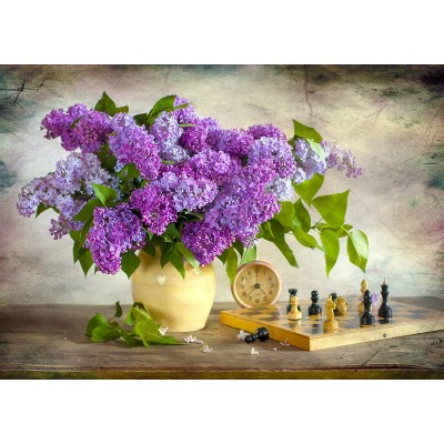 Puzzle Enjoy-Puzzle-1338 Lilac and Chess