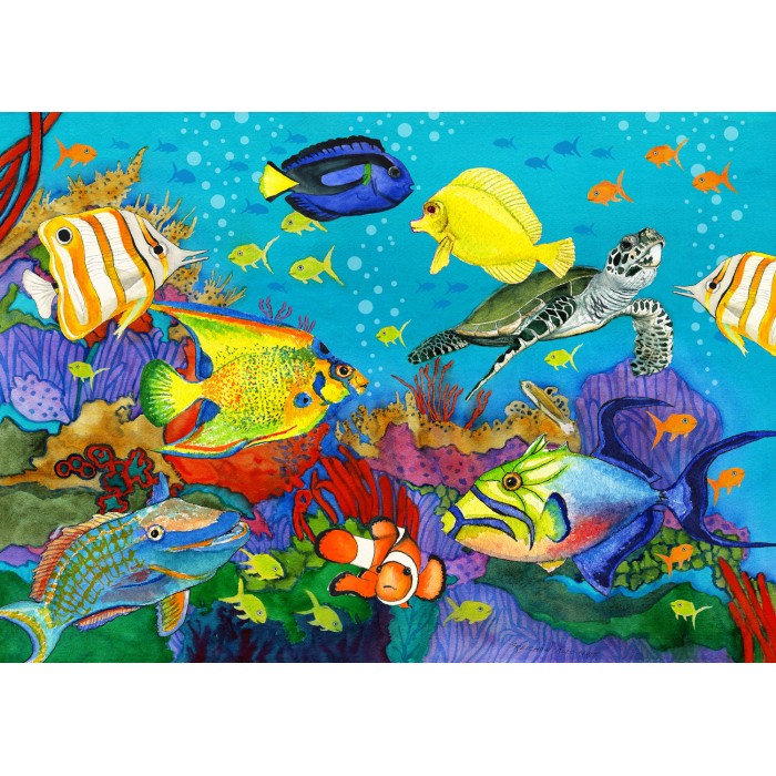 Puzzle  Enjoy-Puzzle-2035 Underwater Rainbow