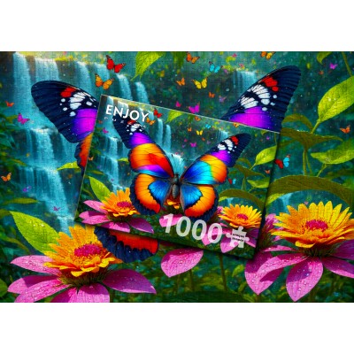 Puzzle Enjoy-Puzzle-2135 Butterfly in the Forest