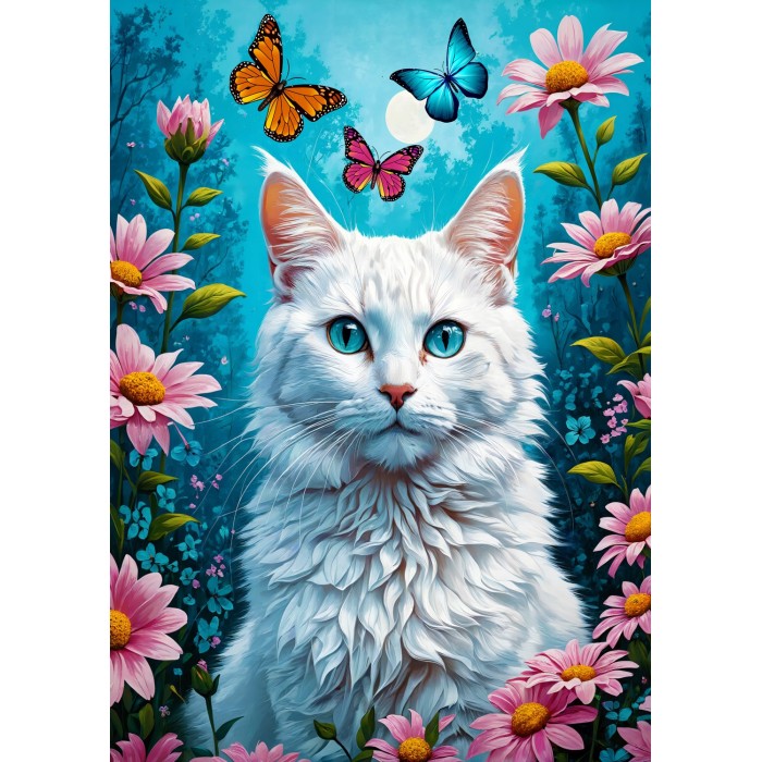 Puzzle  Enjoy-Puzzle-2140 White Cat