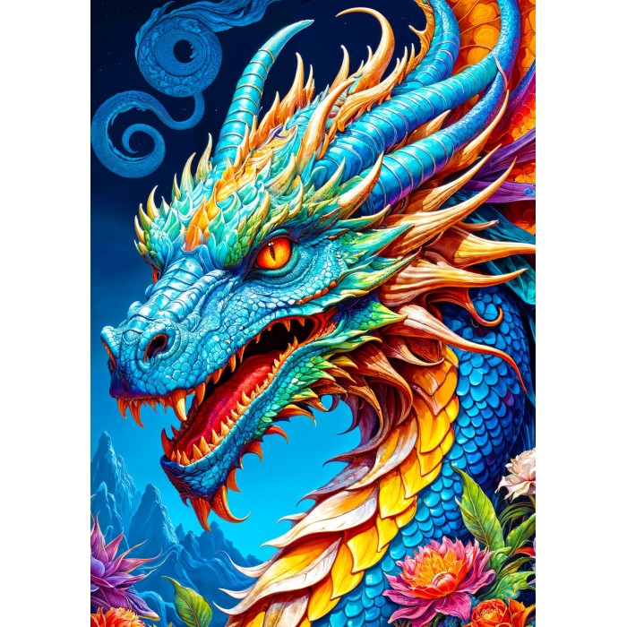 Puzzle  Enjoy-Puzzle-2143 Blue Dragon
