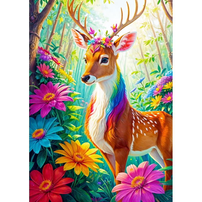 Puzzle  Enjoy-Puzzle-2155 Magical Deer