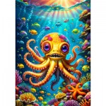 Puzzle  Enjoy-Puzzle-2158 Cute Octopus