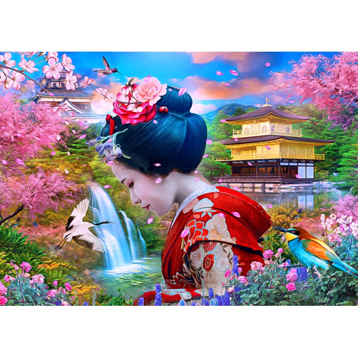 Puzzle  Enjoy-Puzzle-2191 Geisha Garden
