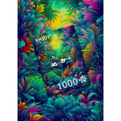 Puzzle Enjoy-Puzzle-2220 Panda Haven