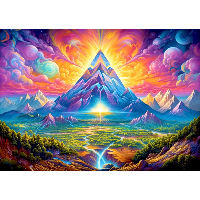 Puzzle  Enjoy-Puzzle-2230 Woodland Pyramids