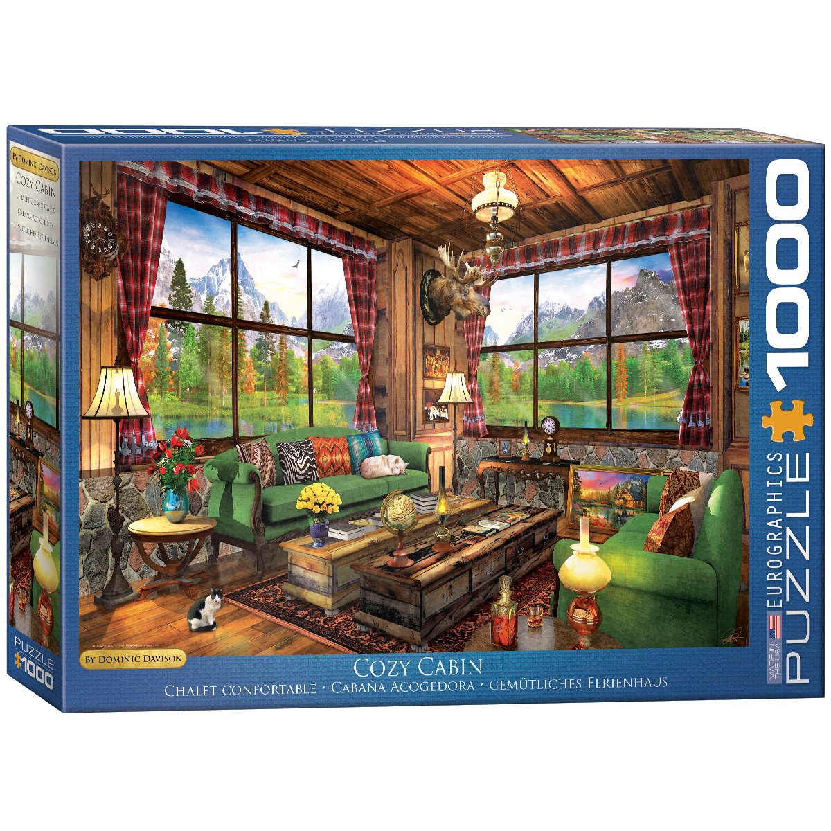 Puzzle Dominic Davison Cozy Cabin Eurographics 6000 5377 1000 Pieces