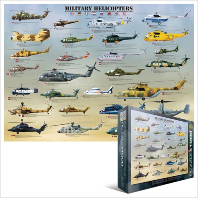 Puzzle Eurographics-6000-0088 Military Helicopters