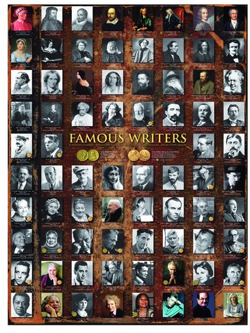 Eurographics-6000-0249 Jigsaw Puzzle - 1000 Pieces - Famous Writers