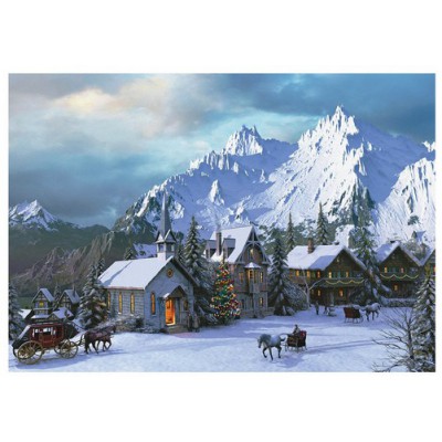 Puzzle Eurographics-6000-0426 Dominic Davison: Christmas At Rocky Mountains