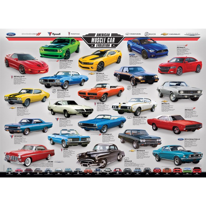 Puzzle  Eurographics-6000-0682 Muscle Car Evolution