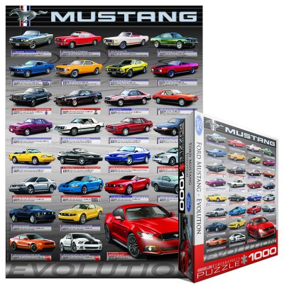 Puzzle Eurographics-6000-0698 Ford Mustang Evolution 50th Anniversary
