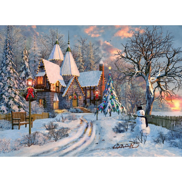 Puzzle  Eurographics-6000-0790 Dominic Davison: Christmas Cottage