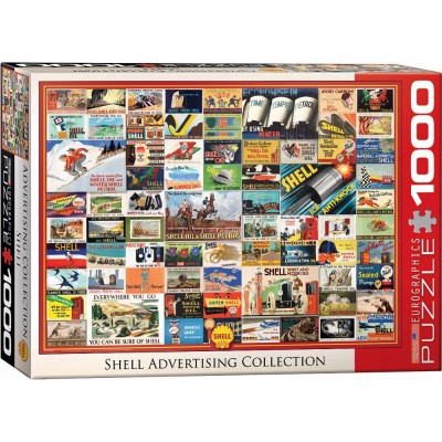 Puzzle Eurographics-6000-0804 Collage - Shell Advertising Collection