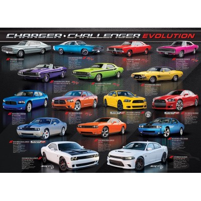 Puzzle Eurographics-6000-0949 Dodge Charger Challenger Evolution