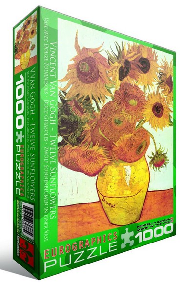 Puzzle Eurographics-6000-3688 Van Gogh - Sunflowers