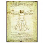 Puzzle  Eurographics-6000-5098 Leonard de Vinci - Vitruvian Man