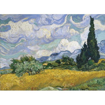 Puzzle Eurographics-6000-5307 Van Gogh Vincent - Wheat Field with Cypresses