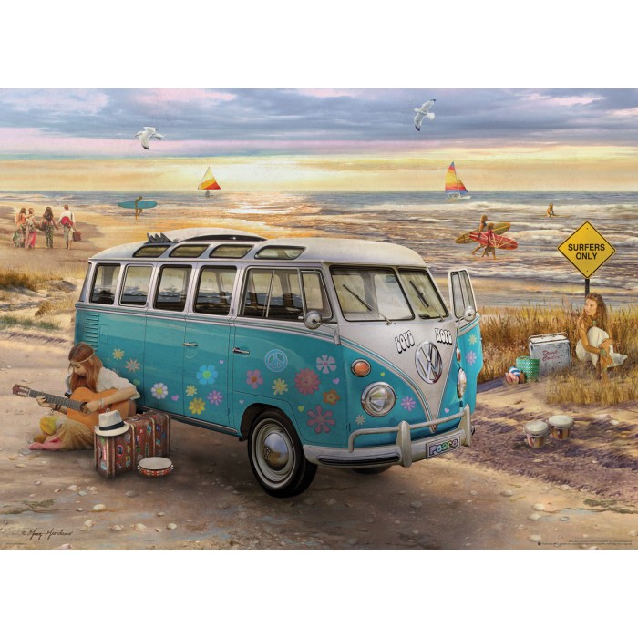 Puzzle  Eurographics-6000-5310 The Love & Hope VW Bus